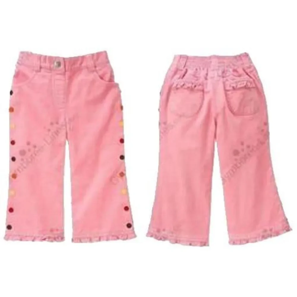 NEW Gymboree girl pant 5 fall for monkeys pink brown corduroy boot cut polka dot